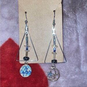 “Is Your Favorite Color Blue?”- Handmade Earrings